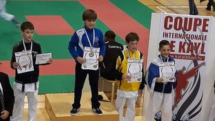 Kenamju Karate behaalt 4 prijzen tijdens internationale Coupe de Kayl