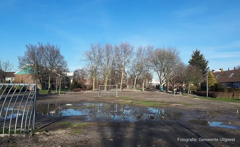 Even pauze werkzaamheden park De Koog