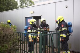 Brand in voormalige fietsenstalling