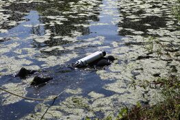 Duikers halen buit van inbrekers boven water in Overveen
