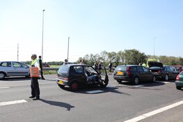 Chaos op A9 weer voorbij: spits met twee ongelukken en een kapotte auto