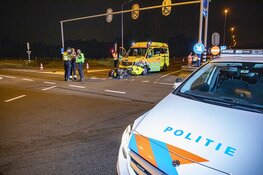 Motor botst op ambulance op de N202 bij Velsen-Zuid