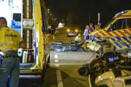 Motor botst op ambulance op de N202 bij Velsen-Zuid