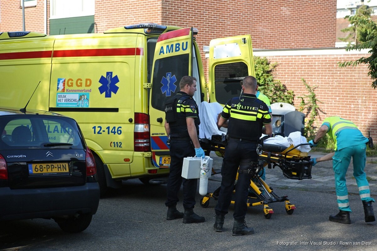 In de bosjes verstopt