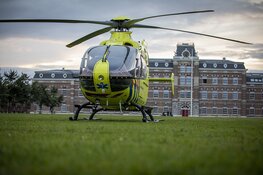 Traumahelikopter voor Ripperdakazerne geland