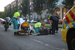Motorrijder gewond bij val op Prins Bernhardlaan