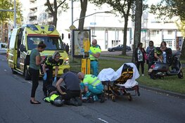 Motorrijder gewond bij val op Prins Bernhardlaan