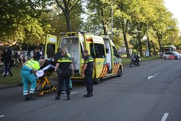 Motorrijder gewond bij val op Prins Bernhardlaan