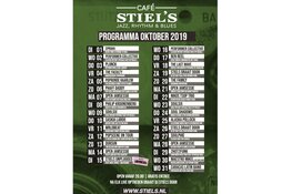 Agenda van Oktober 2019 live muziekcafe Stiel's Haarlem