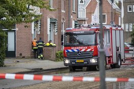 Flink gaslek in de Tempeliersstraat in Haarlem