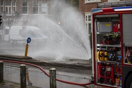 Flink gaslek in de Tempeliersstraat in Haarlem