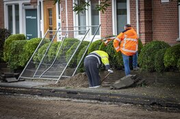 Flink gaslek in de Tempeliersstraat in Haarlem