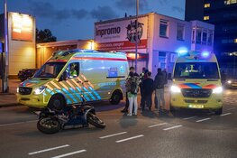 Motorrijdster gewond bij ongeval op de Schalkwijkerstraat in Haarlem