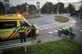 Motorrijder gewond na ongeval op rotonde bij Zandvoort