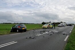 Frontale aanrijding op N203 in Castricum