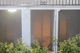 Brand in boxruimte onder flat