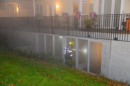 Brand in boxruimte onder flat