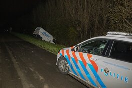 Gestolen bus met de neus in het water in Beverwijk