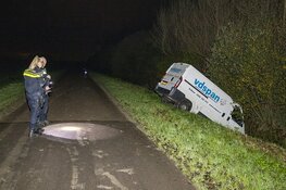Gestolen bus met de neus in het water in Beverwijk