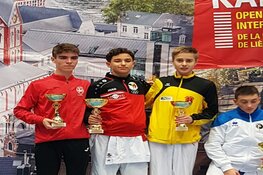 Kenamju Karate behaald drie prijzen tijdens open International de Liège 2019