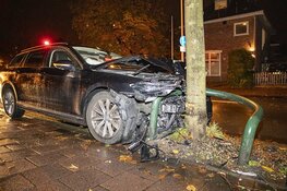 Forse schade bij ongeval op de Lanckhorstlaan in Heemstede