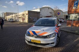 Brand in loods aan de Paul Krugerkade in Haarlem