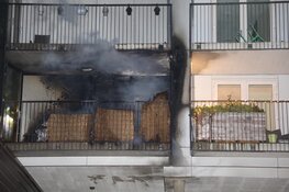 Brand in flat in Haarlem