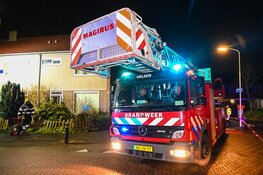 Zolderbrand bij woning aan de Spaarnestraat Beverwijk