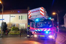 Zolderbrand bij woning aan de Spaarnestraat Beverwijk