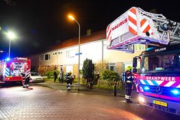 Zolderbrand bij woning aan de Spaarnestraat Beverwijk