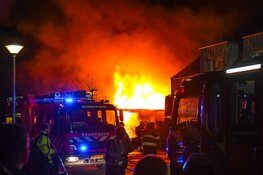 Grote brand aan de Maerten van Heemskerckstraat in Heemskerk