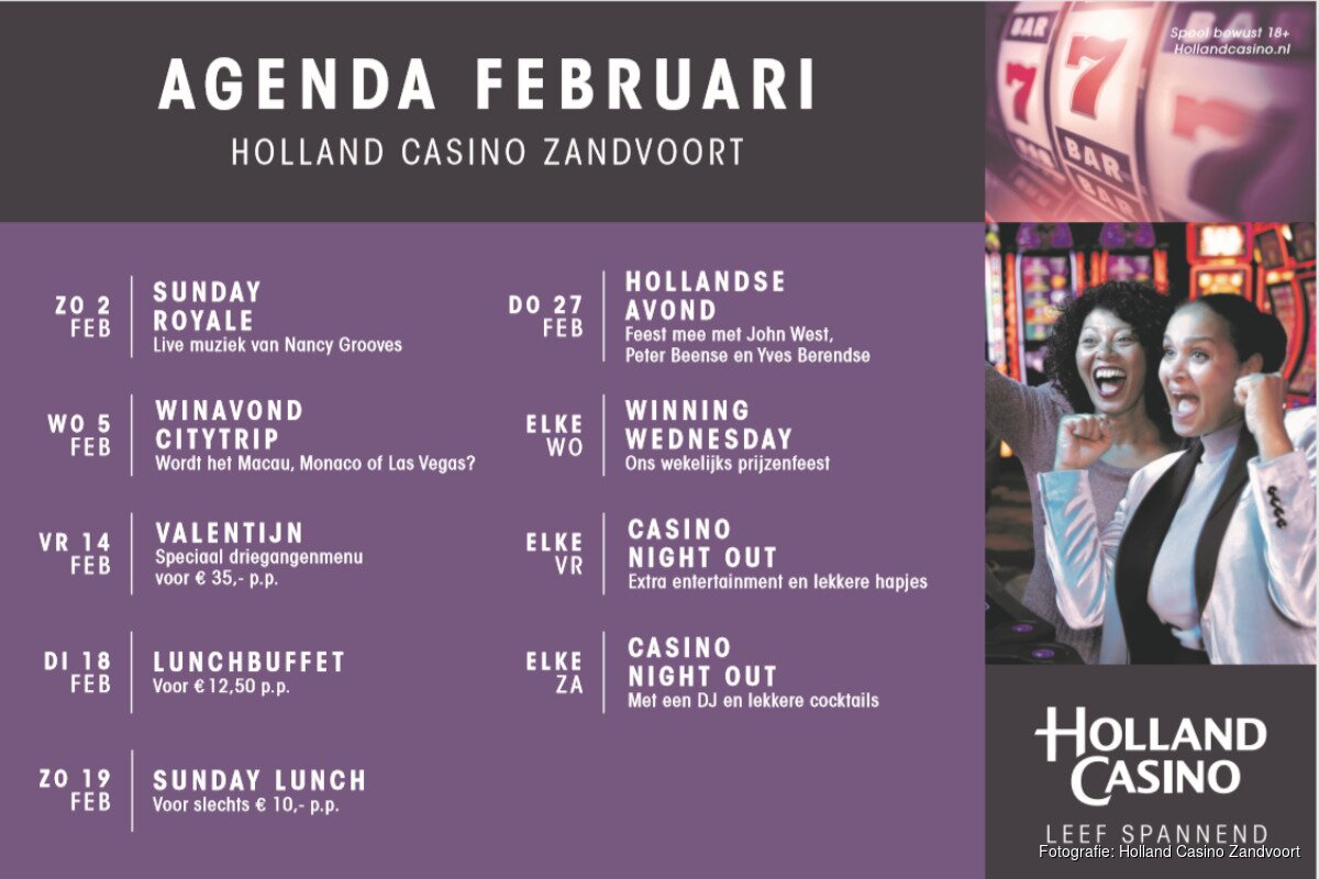Holland Casino Agenda Holland Casino Agenda