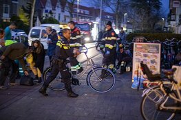 Brandweer knipt wiel kapot om voet los te maken
