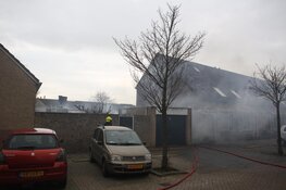 Schuren in brand in Velserbroek