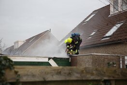 Schuren in brand in Velserbroek