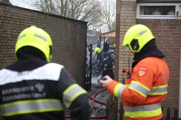 Schuren in brand in Velserbroek