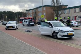 Auto tegen een bestelbus gereden in Zandvoort