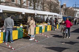 Zaterdagmarkt Haarlem deze week een stuk rustiger