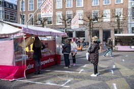 Zaterdagmarkt Haarlem deze week een stuk rustiger