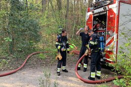 Brand in natuurgebied bij Aerdenhout, politie zoekt mogelijke brandstichter