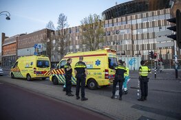 Jongen te water aan de Zijlsingel in Haarlem