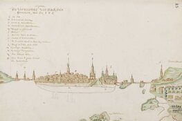 Noord-Hollands Archief ontdekt oudste panoramagezicht op Stockholm uit 16de eeuw