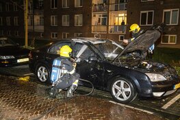 Autobrand aan de Schuurmanstraat Beverwijk