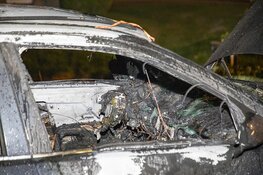 Autobrand aan de Schuurmanstraat Beverwijk