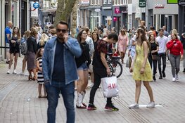 Drukte in Haarlemse binnenstad