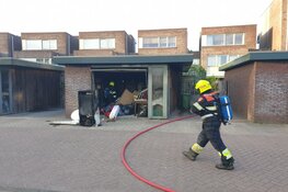 Brand in garagebox Beverwijk