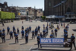 BOA protest tegen geweld op Grote Markt Haarlem