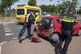 Kleverlaan dicht na ongeval op de Delftlaan
