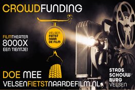 Crowdfunding ‘Velsen fietst naar de film’ bereikt eerste tussendoel