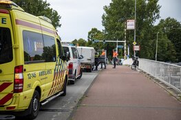 Veel vertraging door ongeval op de Prinsenbrug in Haarlem